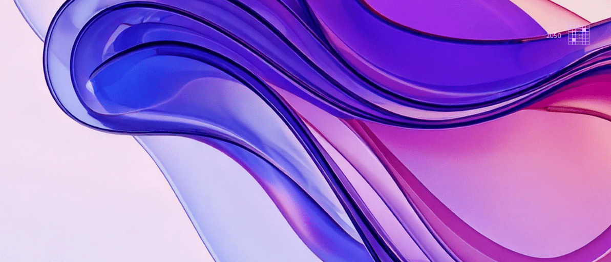 Decorative purple graphic